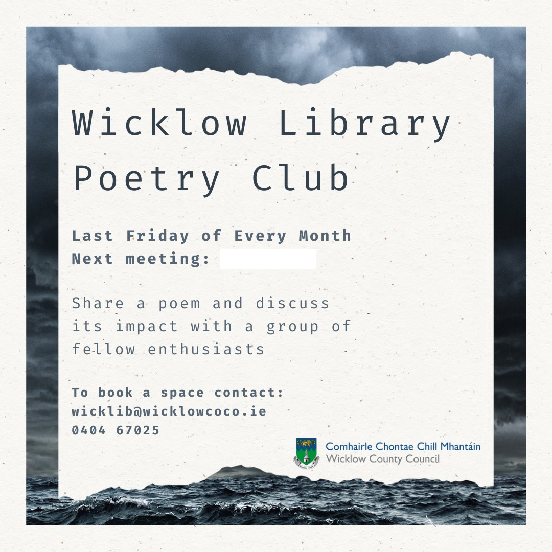 Poetry Club at Wicklow Library