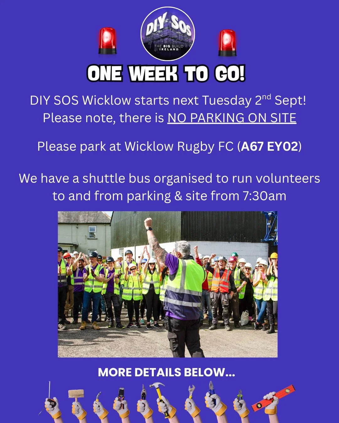 DIY SOS: The Big Build Ireland at Wicklow Rugby Club