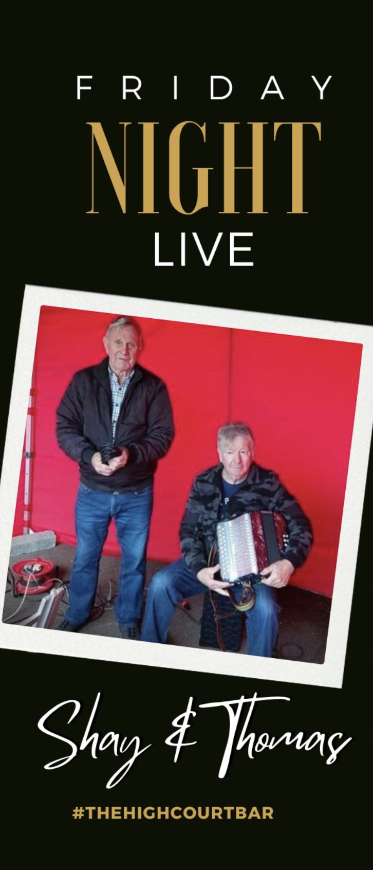 Live Music @ The High Court Bar (Shay Dunne & Thomas Byrne)