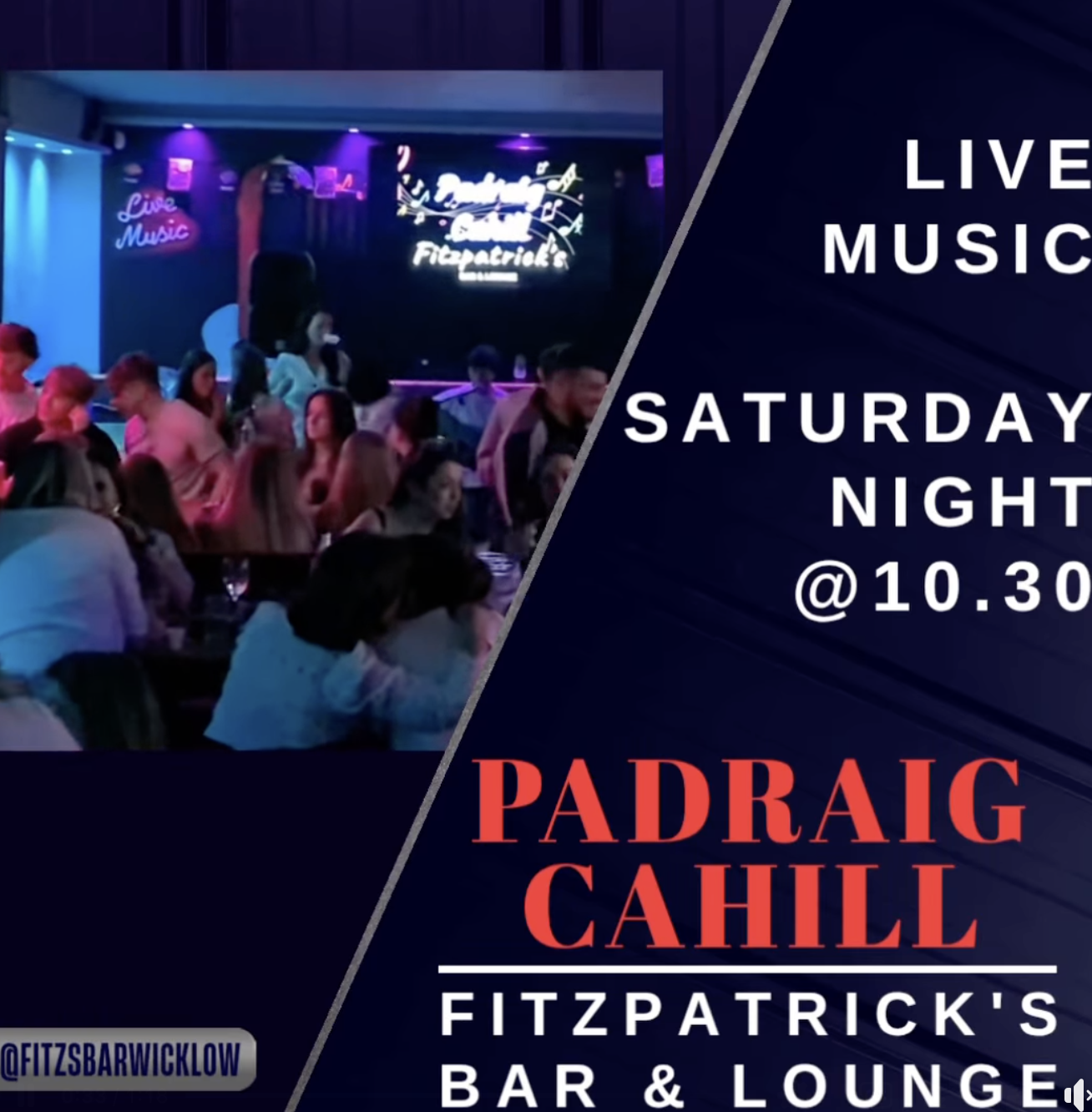 Live Music @ Fitzpatrick's Bar & Lounge (Padraig Cahill)