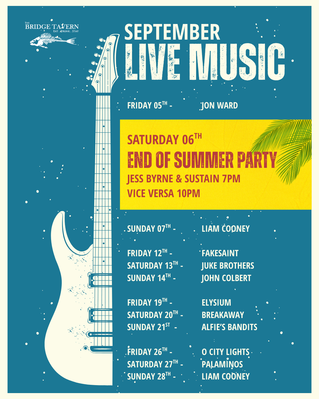 Live Music @ The Bridge Tavern (Fakesaint)