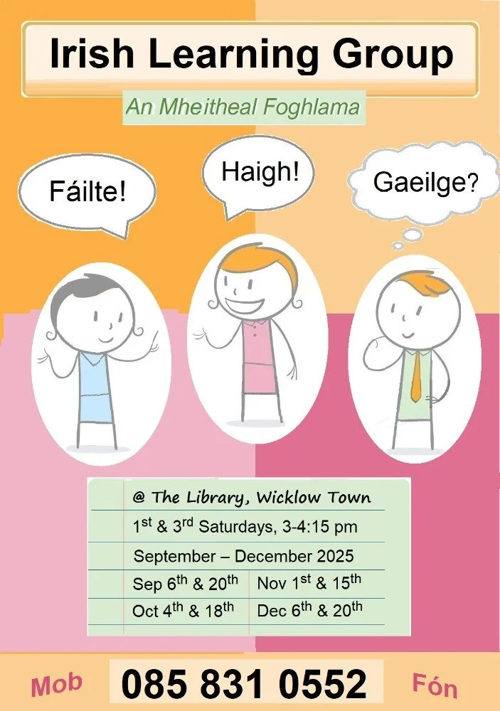 Irish Learning Group @ Wicklow Library