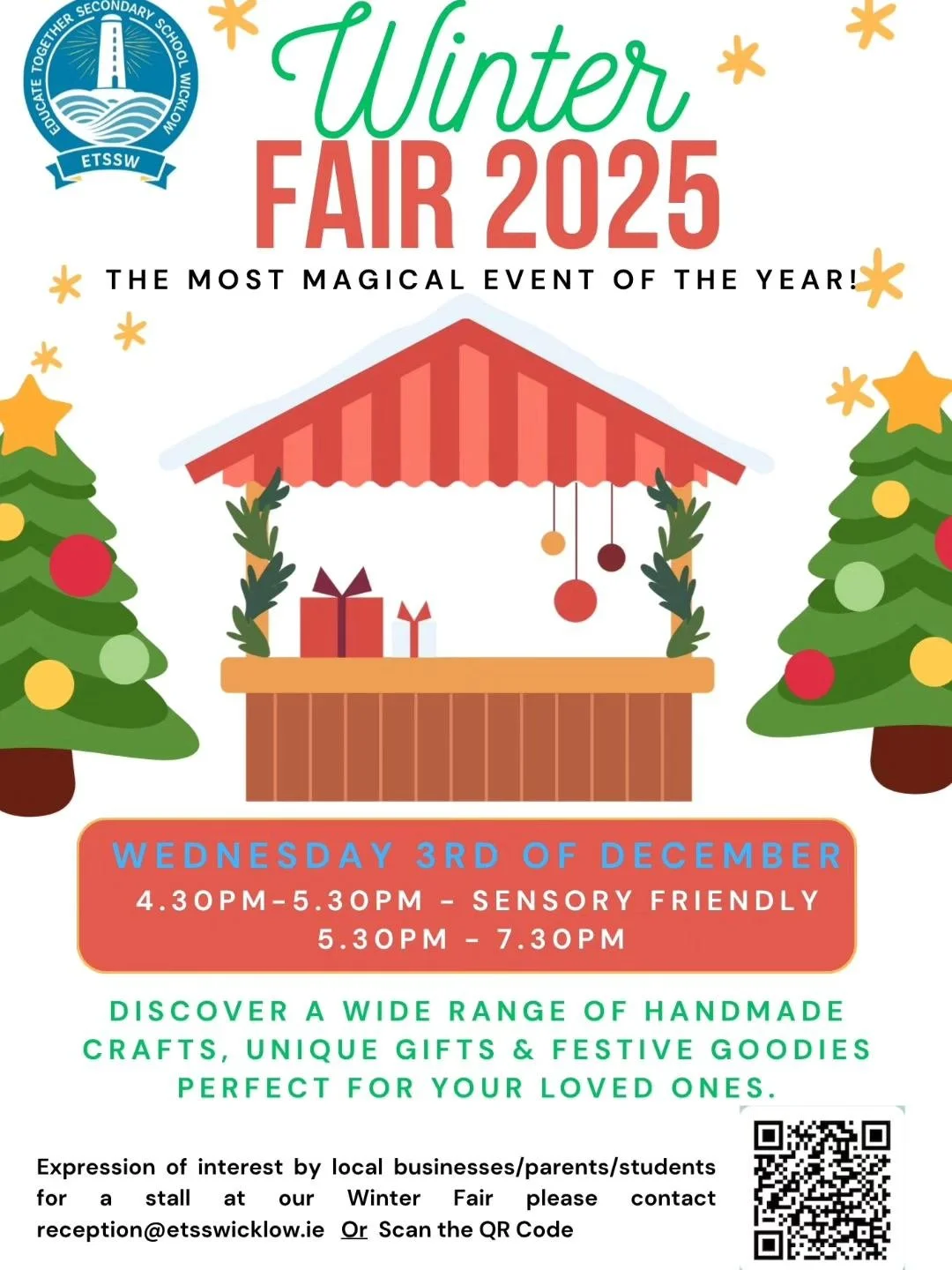 Annual Winter Fair at Educate Together Secondary School Wicklow