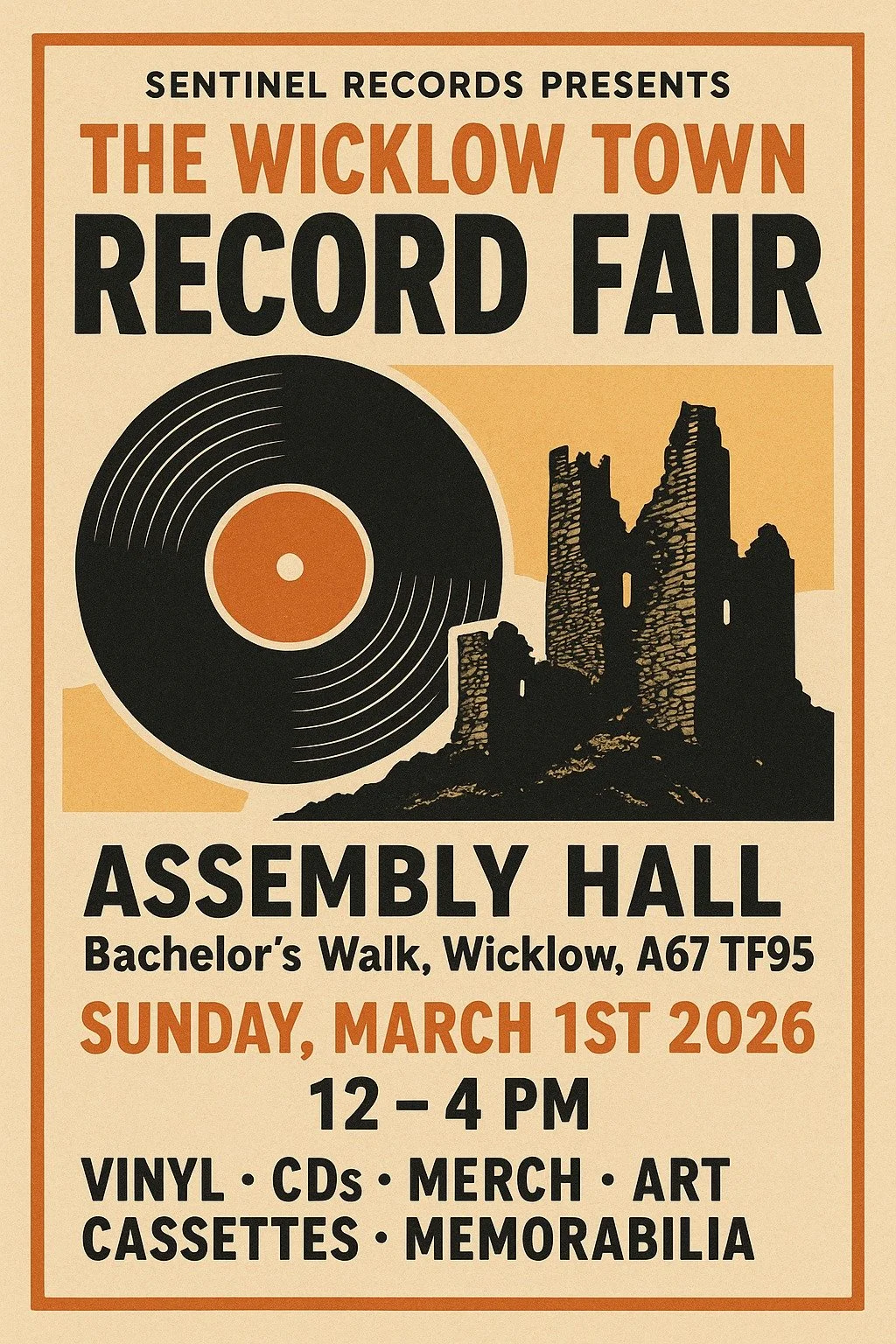 Wicklow Town Record Fair at Assembly Hall