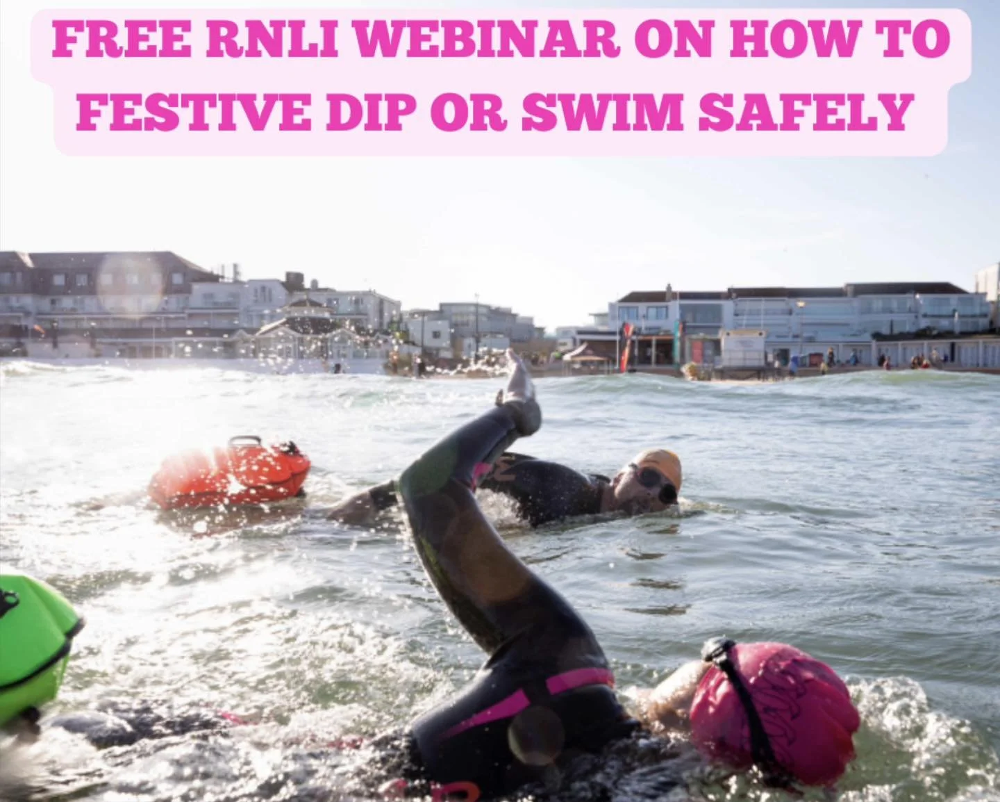Free Online RNLI Webinar on How To Festive Dip Or Swim Safely