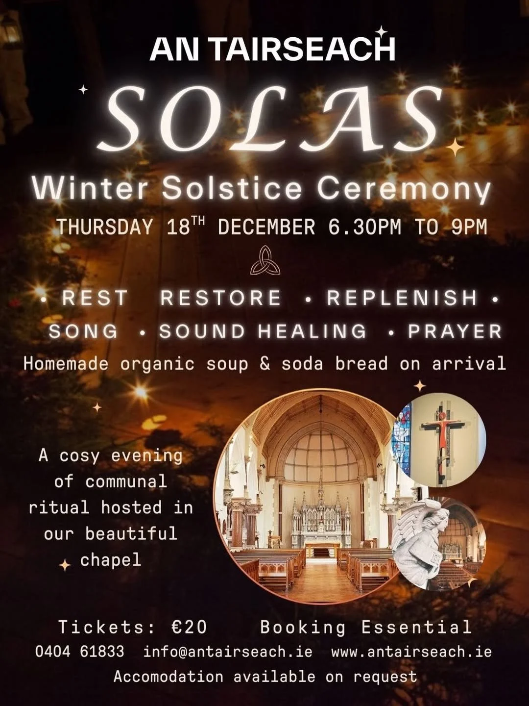 Solas Winter Solstice Ceremony at An Tairseach