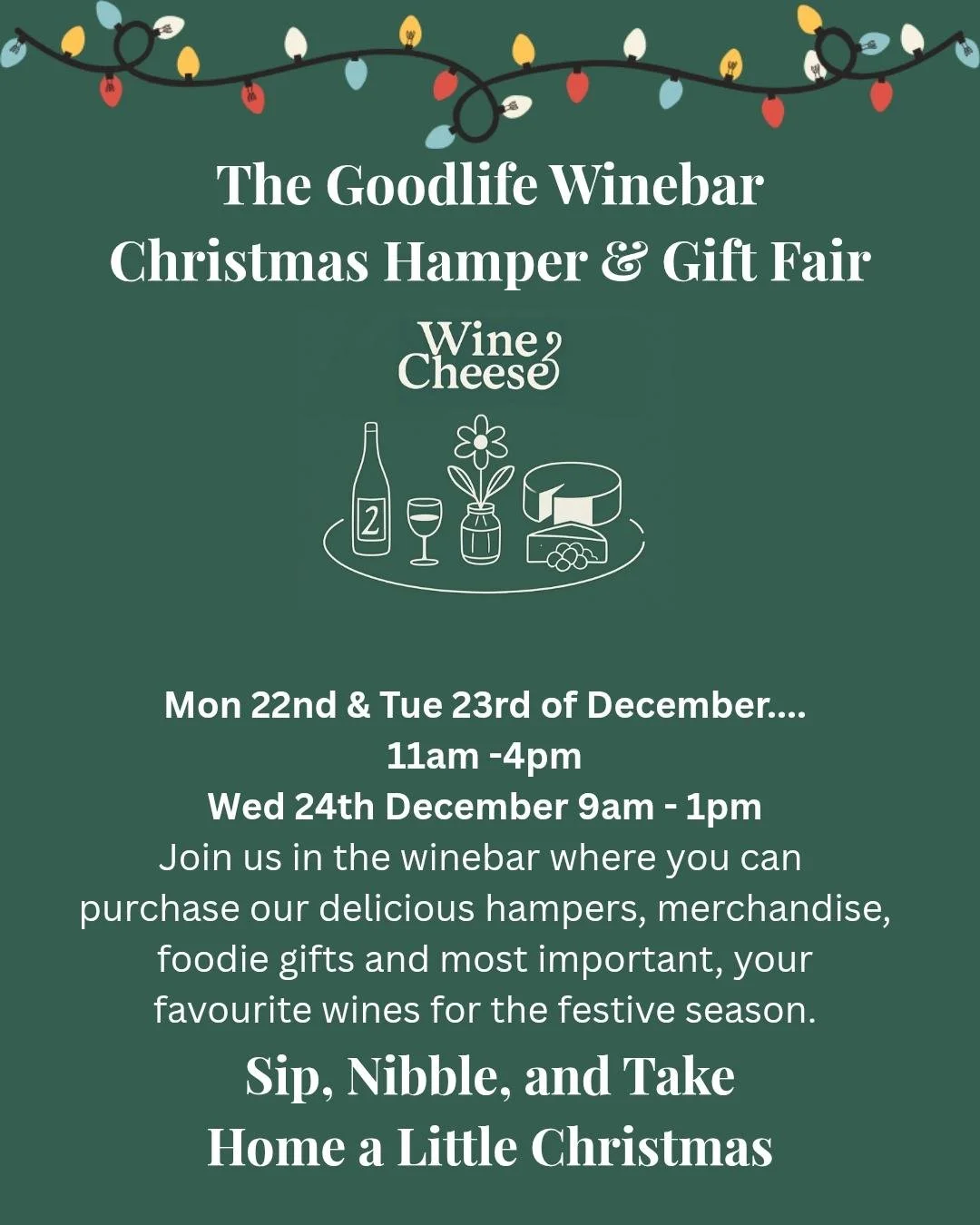 Christmas Hamper And Gift Fair at Goodlife Winebar