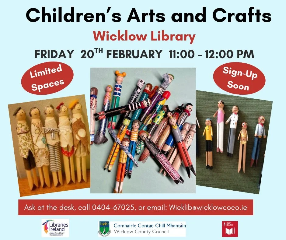 Children's Arts &amp; Crafts at Wicklow Library
