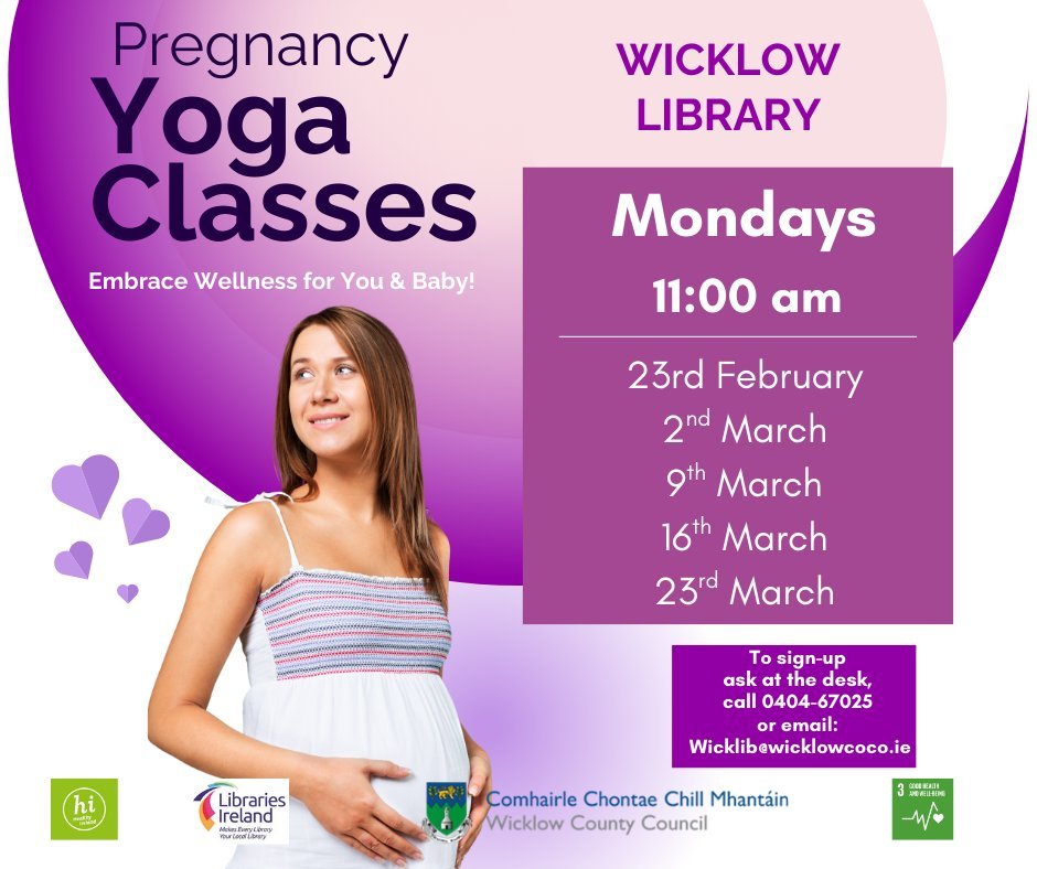 Pregnancy Yoga Class at Wicklow Library