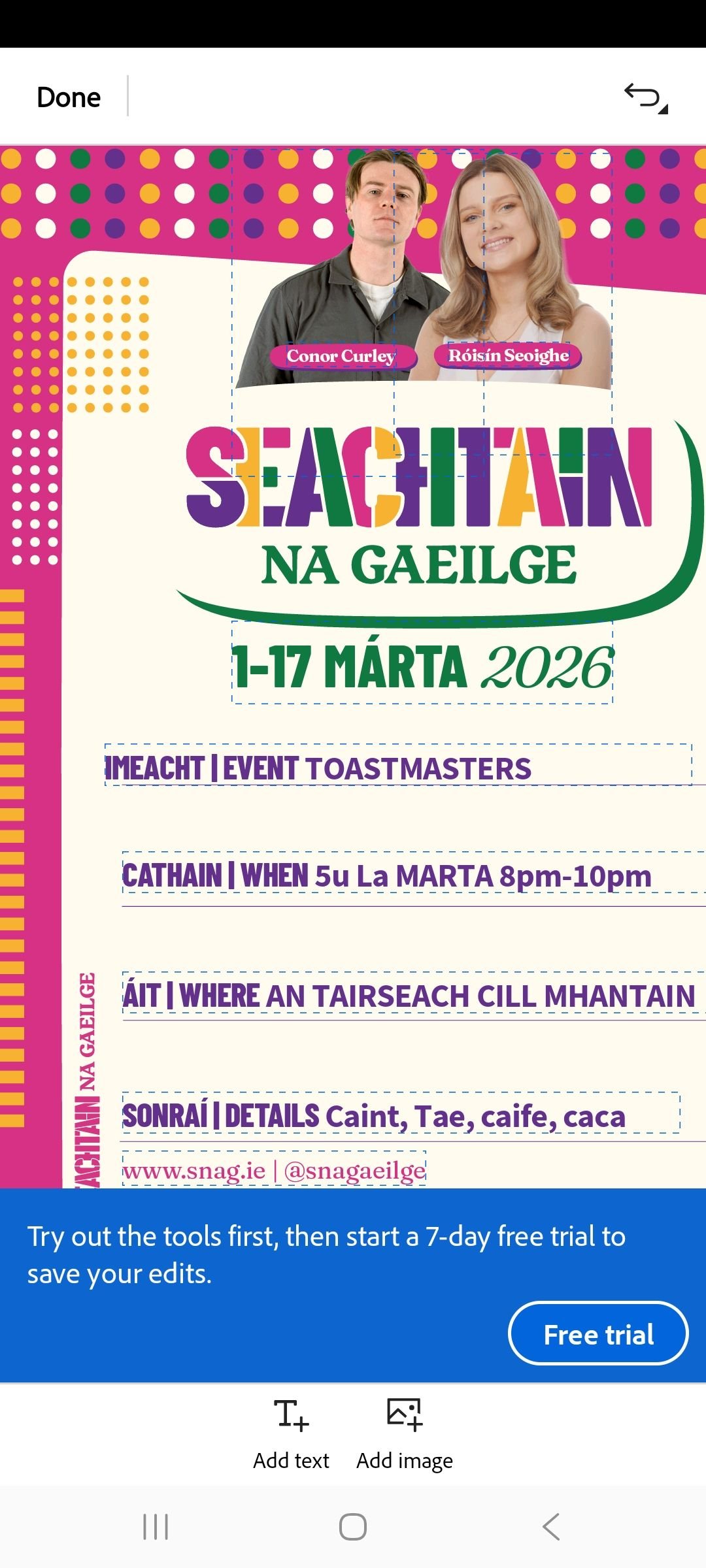 Wicklow Toastmasters @ An Tairseach Ecology Centre