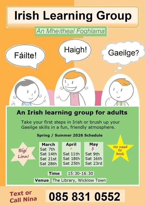 Irish Learning Group @ Wicklow Library
