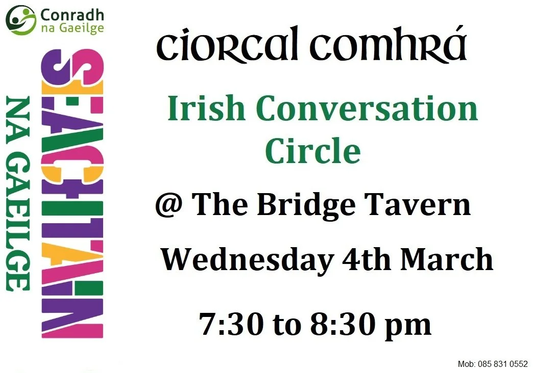 Ciorcal Comhrá Chill Mhantáin (Irish Conversation Circle Wicklow) @ The Bridge Tavern