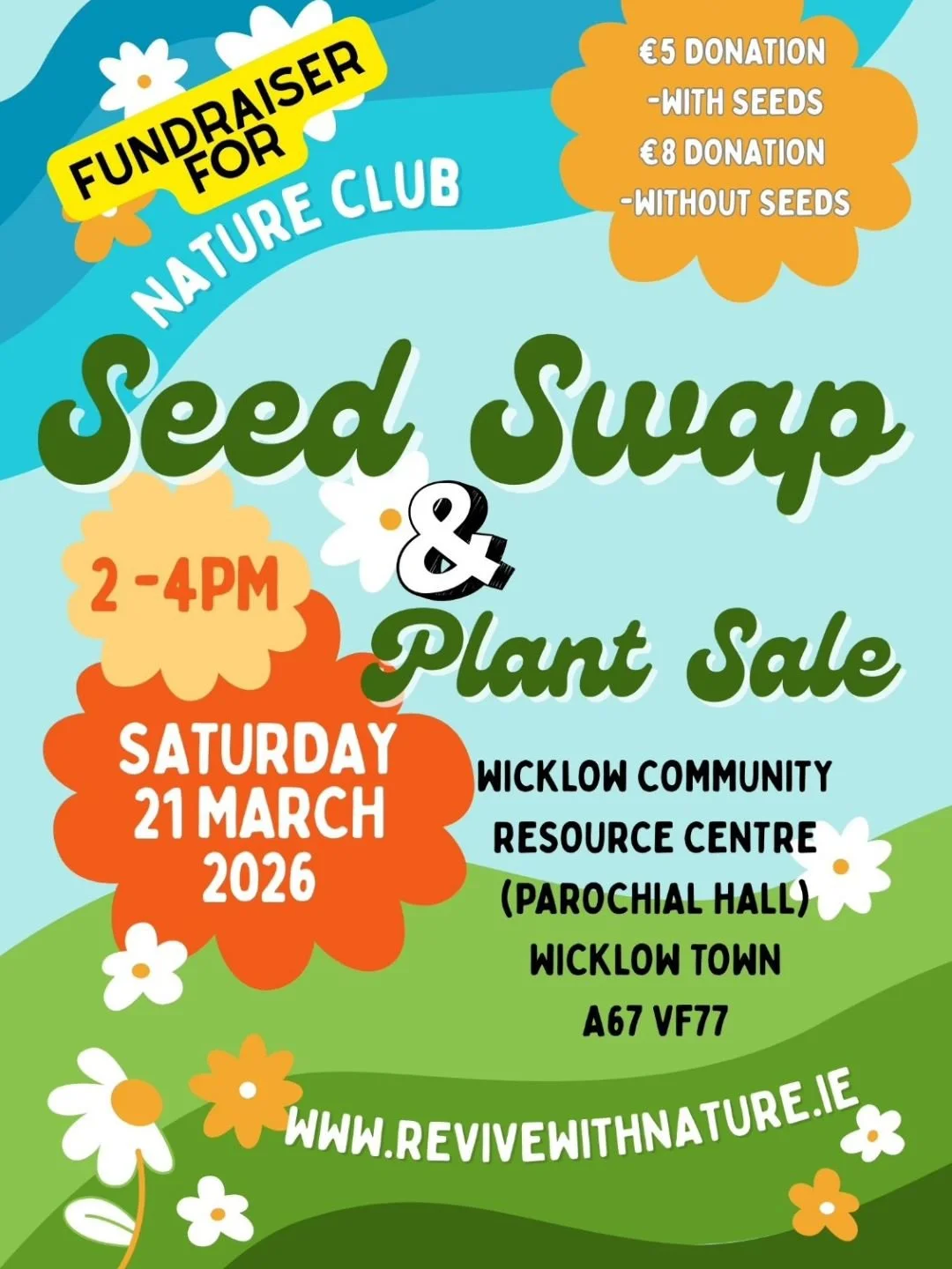 Seed Swap And Plant Sale Nature Club Fundraiser at Wicklow Community Resource Centre (Parochial Hall)