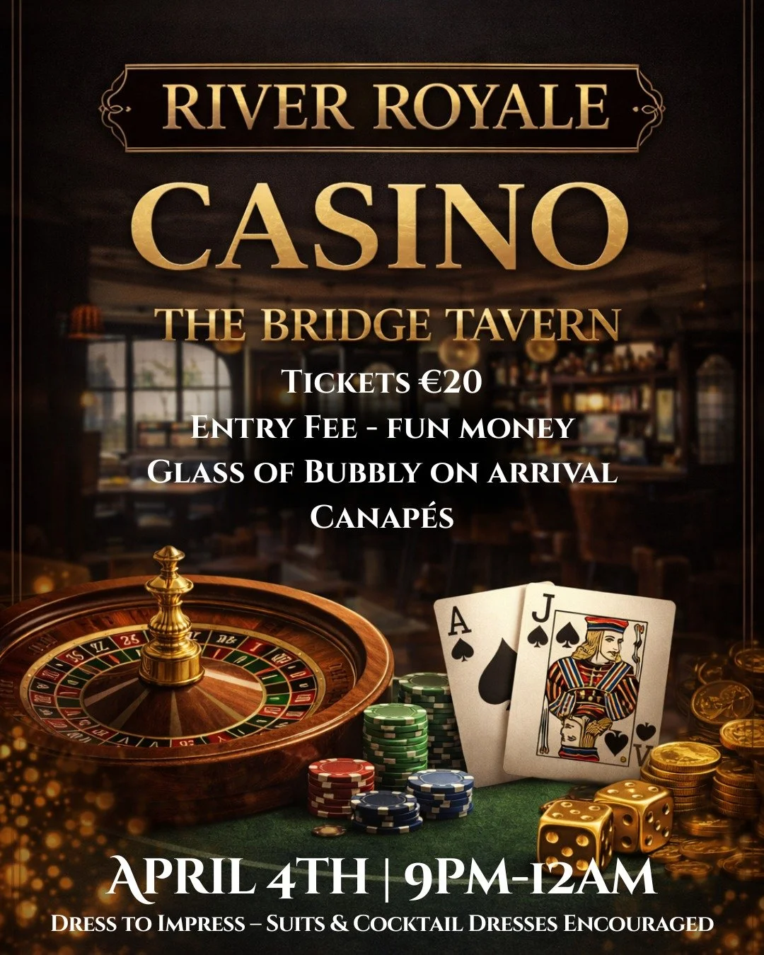 River Royale Casino Night at Bridge Tavern