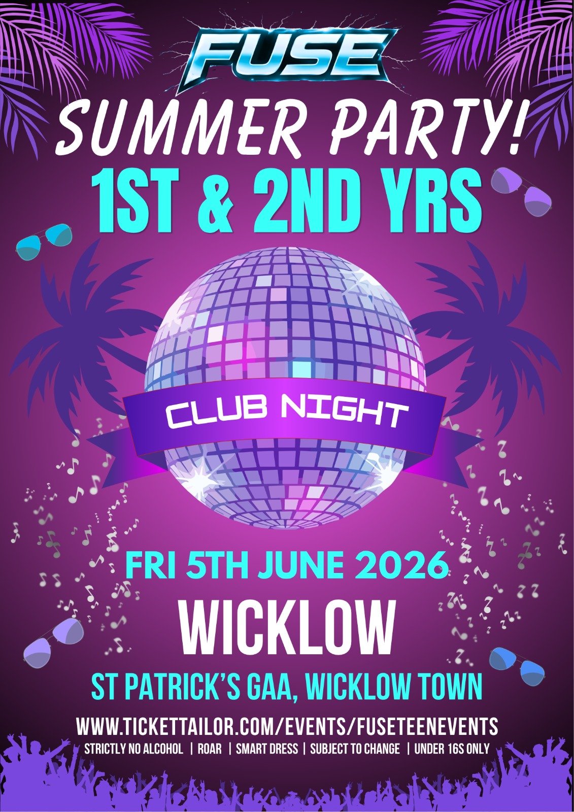 Fuse Summer Party for 1st &amp; 2nd yrs @ St. Pat's GAA