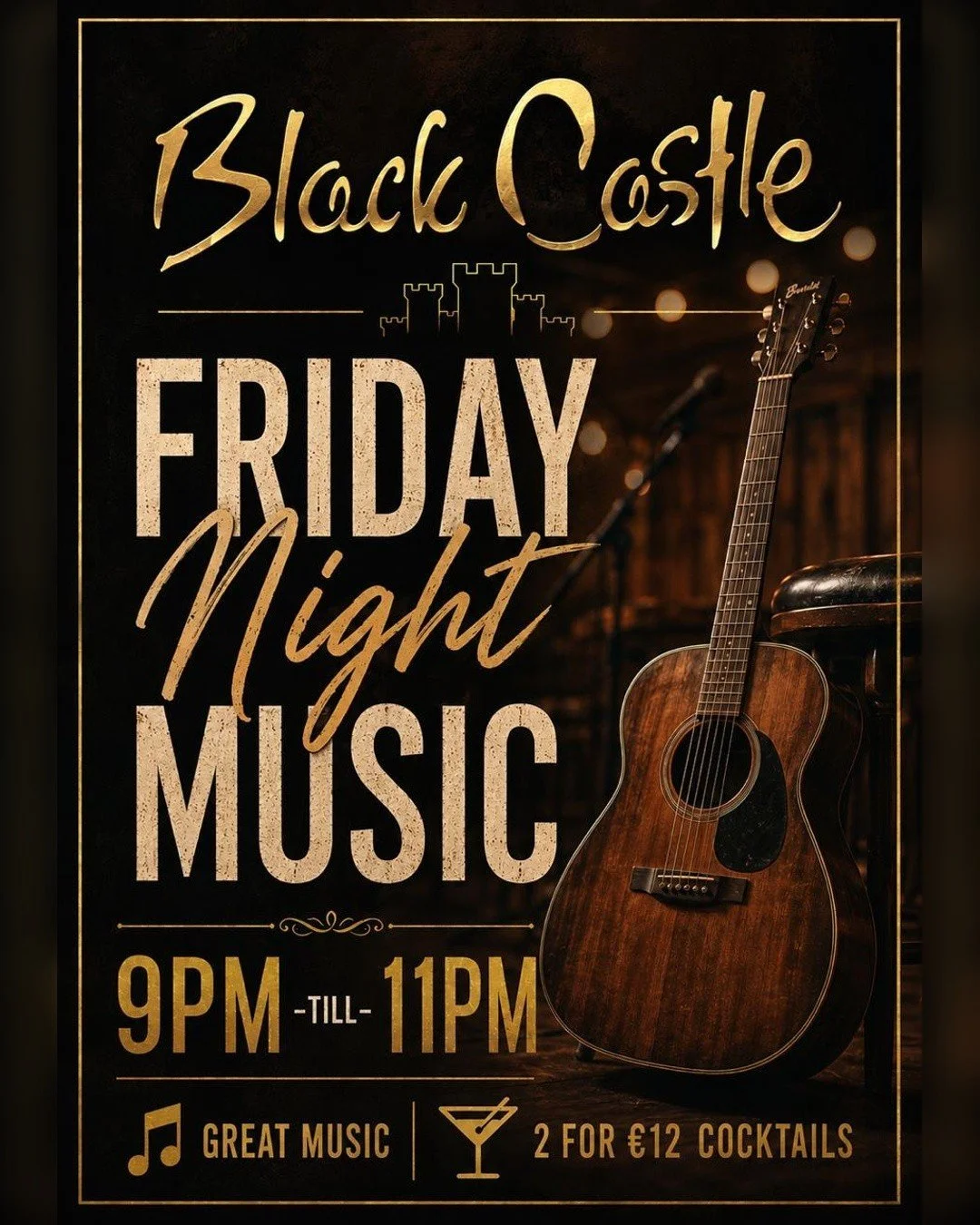 Live Music @ the Black Castle Bar