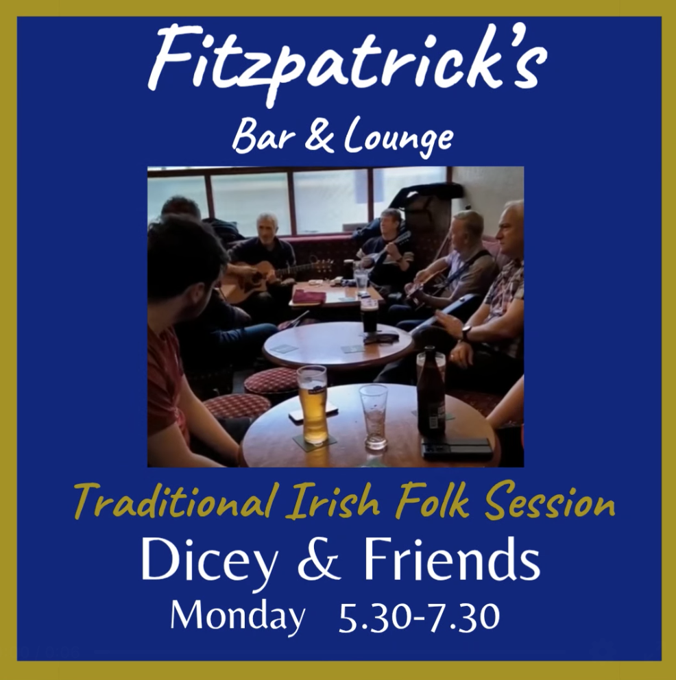Traditional Irish Folk Session @ Fitzpatrick's (Dicey &amp; Friends)