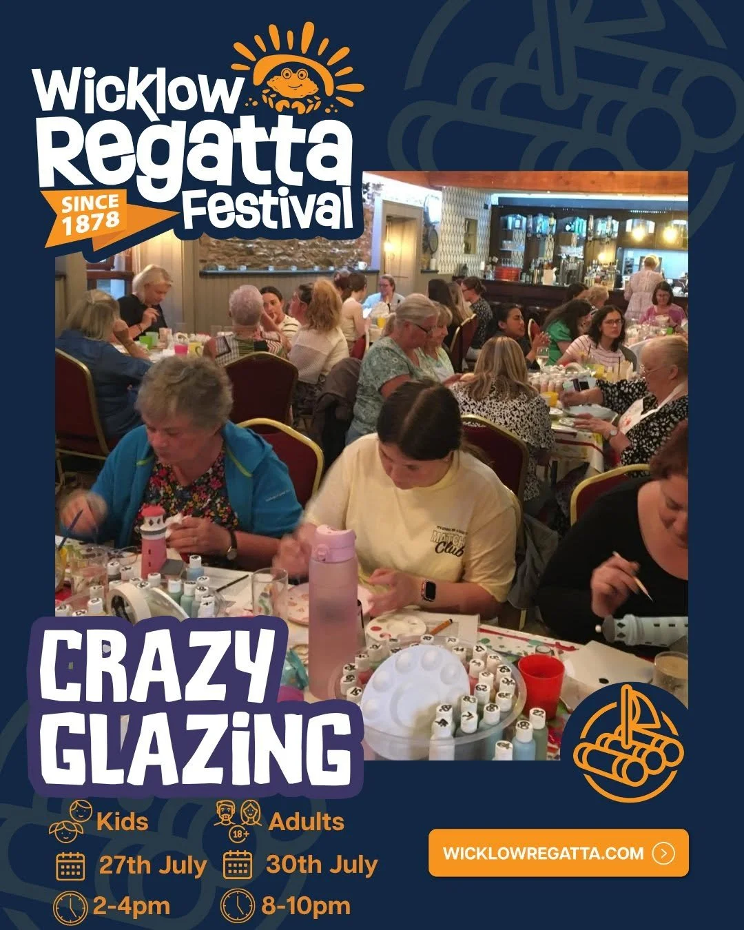 Wicklow Regatta Kids Crazy Glazing @ De La Salle Pastoral Centre