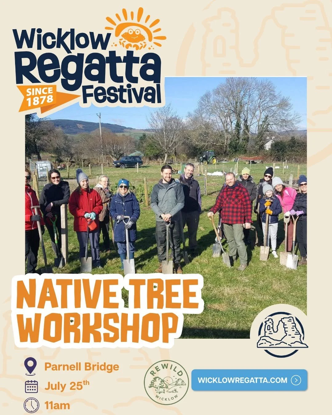 Wicklow Regatta Native Tree Workshop @ Parnell Bridge