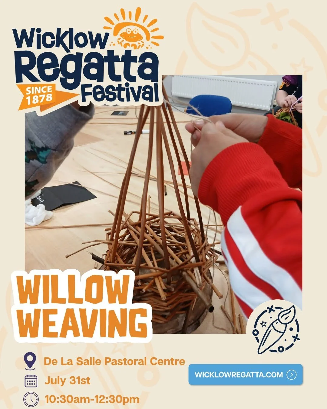 Wicklow Regatta Willow Weaving @ De La Salle Pastoral Centre