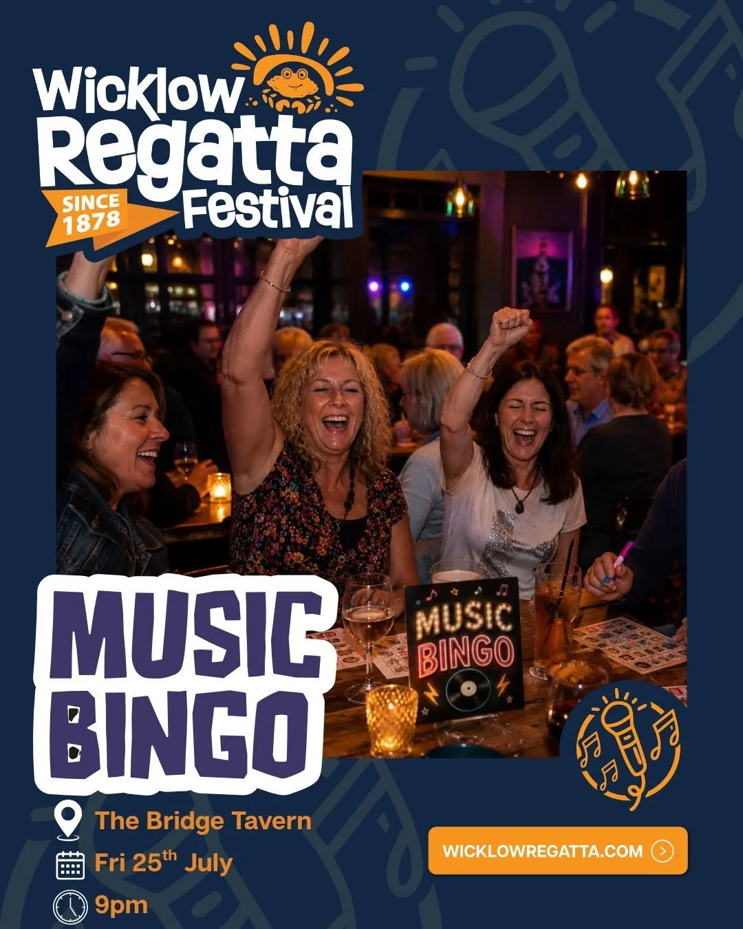 Wicklow Regatta Music Bingo @ The Bridge Tavern