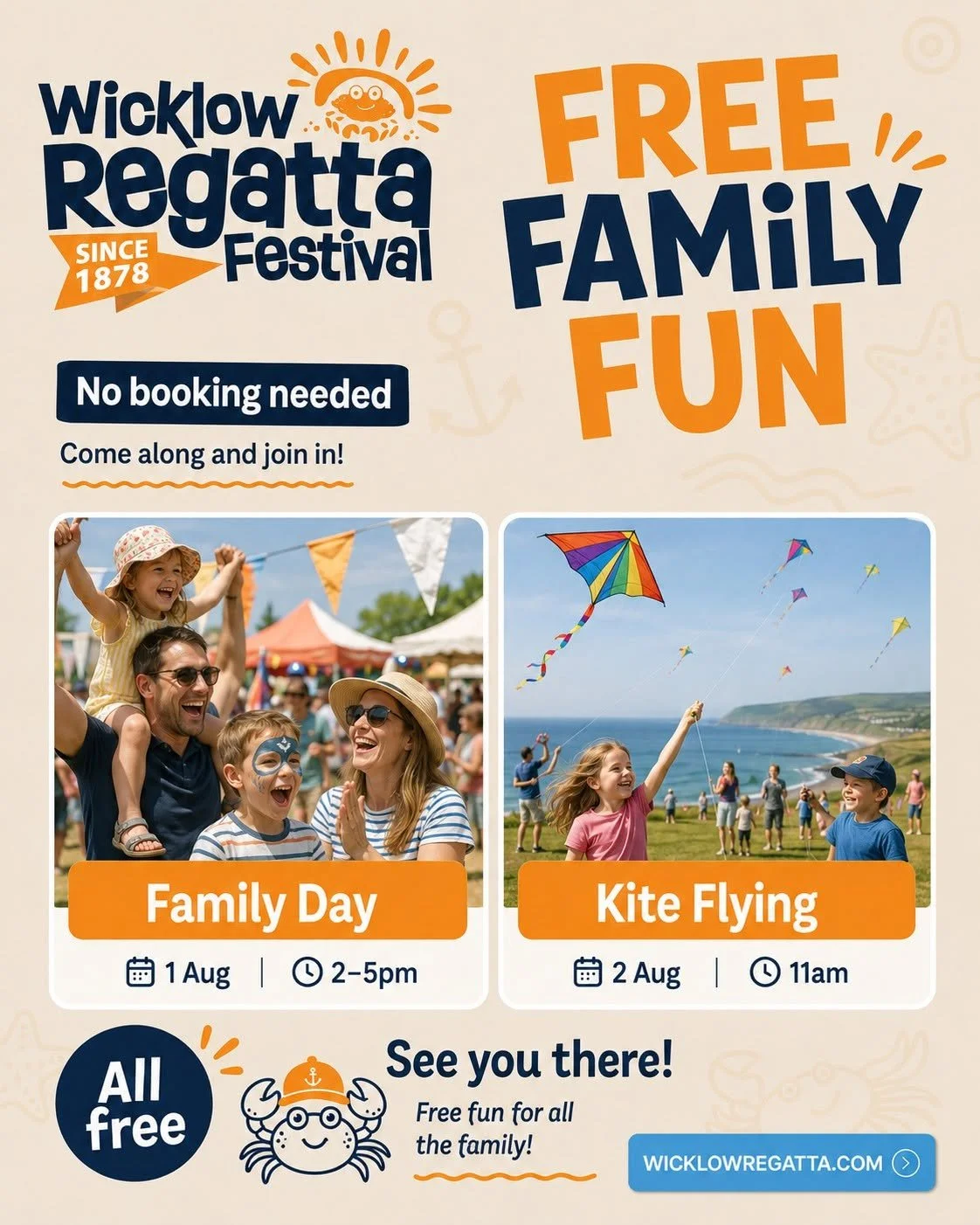 Wicklow Regatta Family Day @ Sport Field St Patrick’s National School