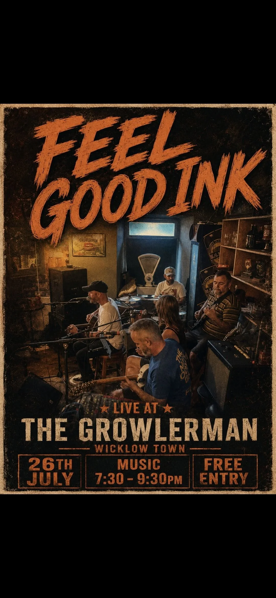 Live Music @ O'Connors / Growler Man