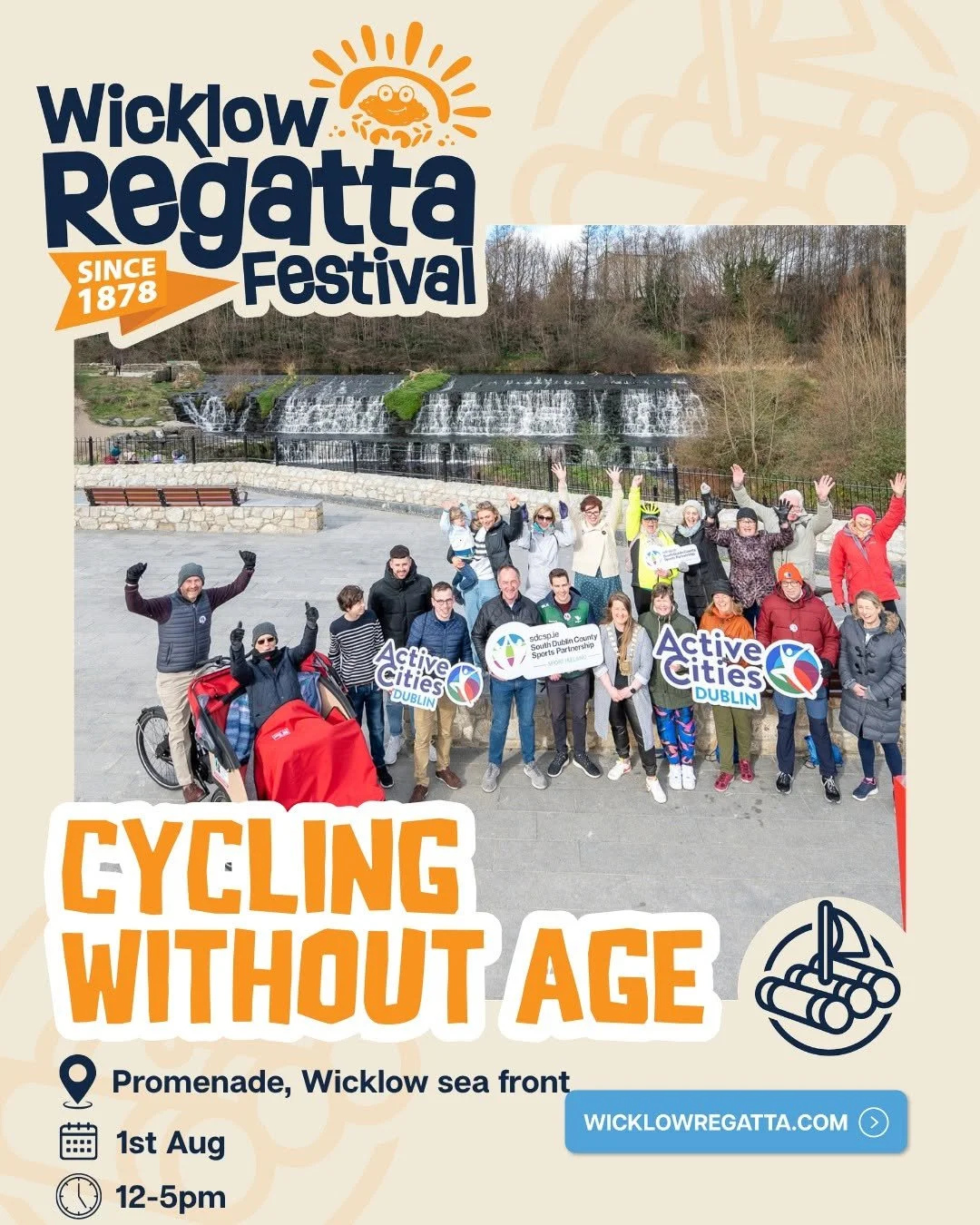 Wicklow Regatta Cycling Without Age @ Wicklow Seafront