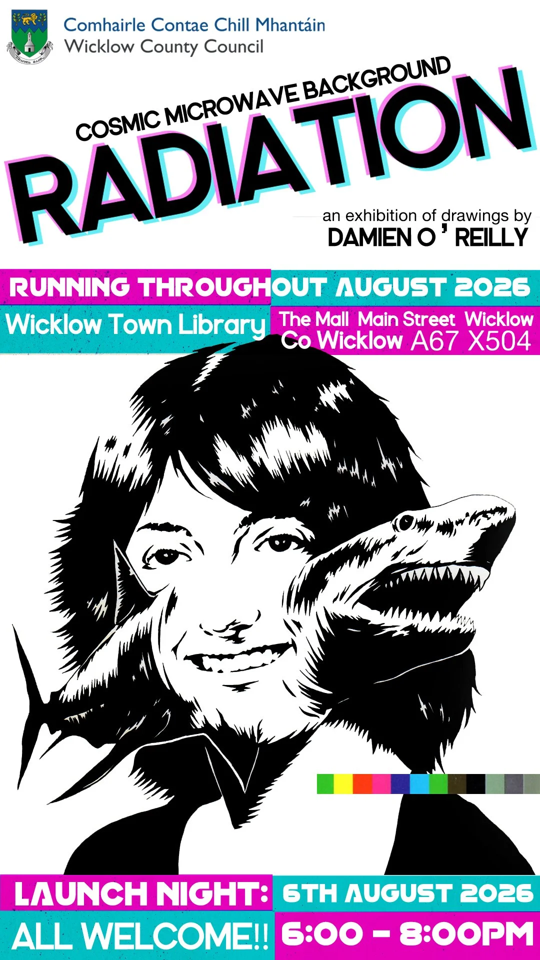 Exhibition: Cosmic Microwave Background Radiation By Damien O'Reilly @ Wicklow Library