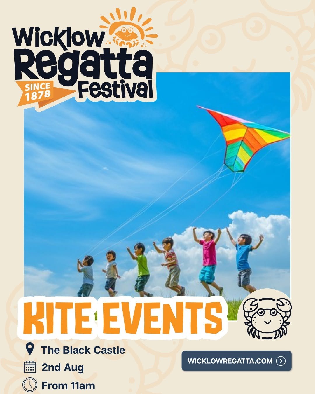 Wicklow Regatta Kite Painting, Flying Workshop &amp; Demonstration @ The Black Castle (Copy)