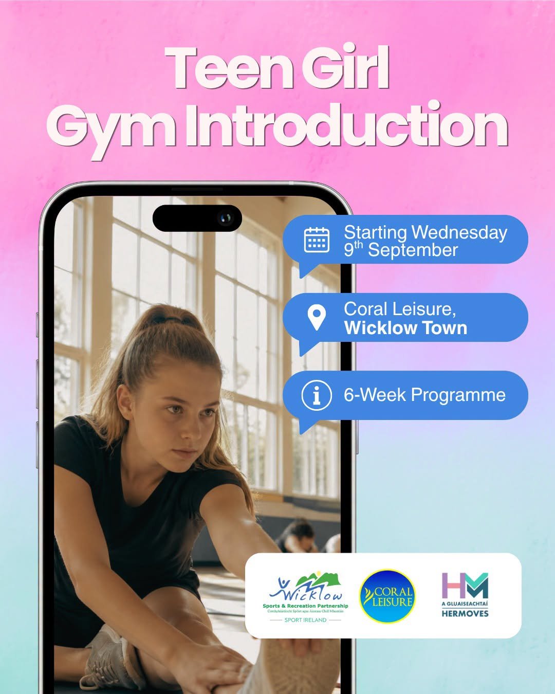 Teen Girl Gym Intro @ Coral Leisure