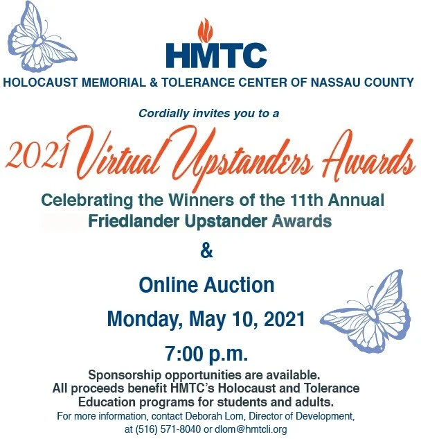 Virtual Upstanders Awards and Online Auction 