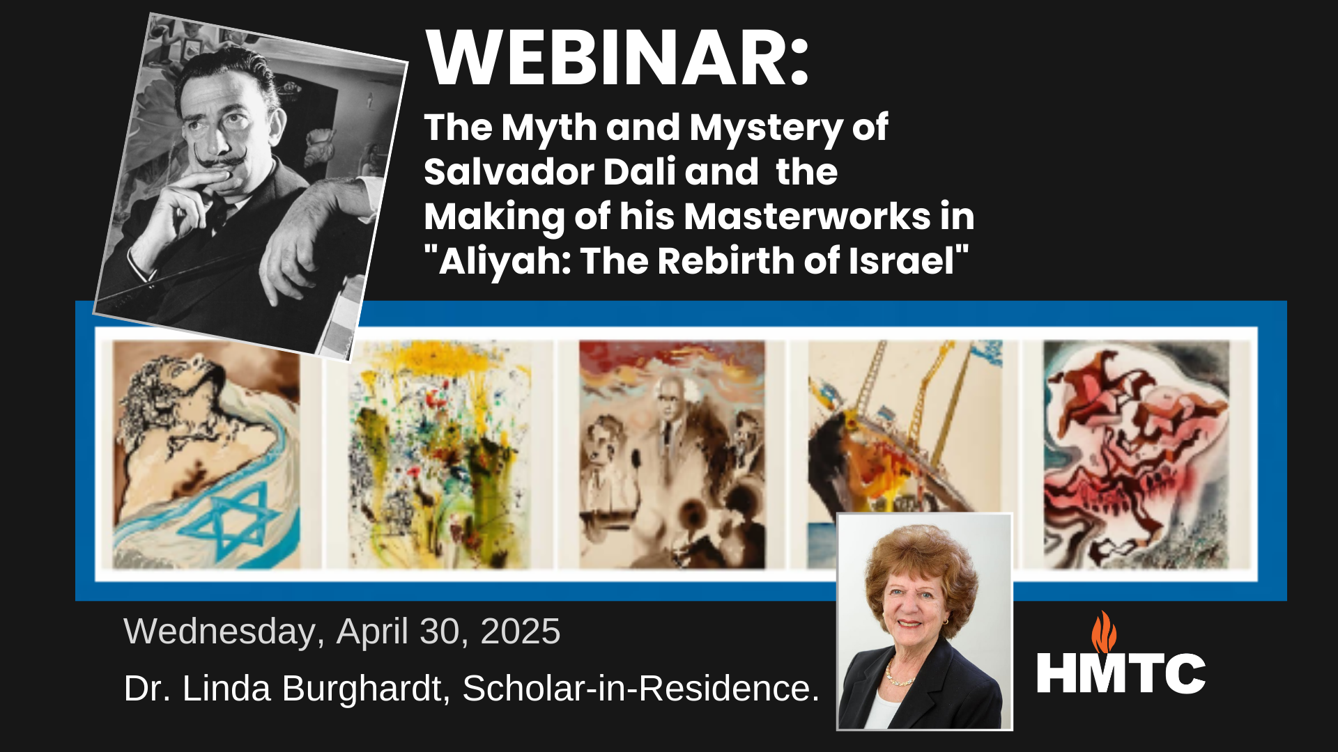 WEBINAR: The Myth and Mystery of Salvador Dali and the Making of 'Aliyah: The Rebirth of Israel' [ON ZOOM]