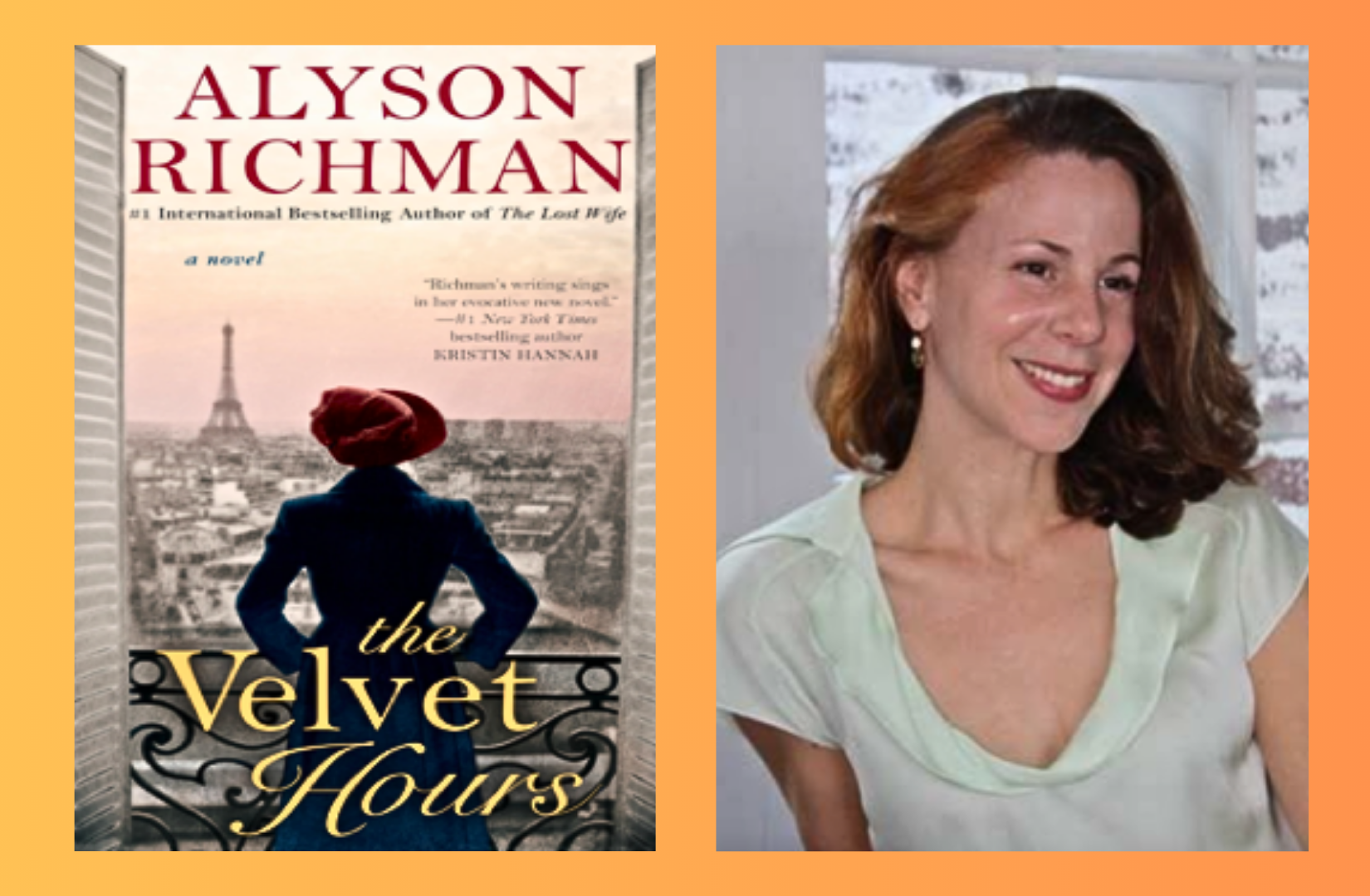 HMTC Book Club Aug 6 - The Velvet Hours by Alyson Richman (on Zoom)