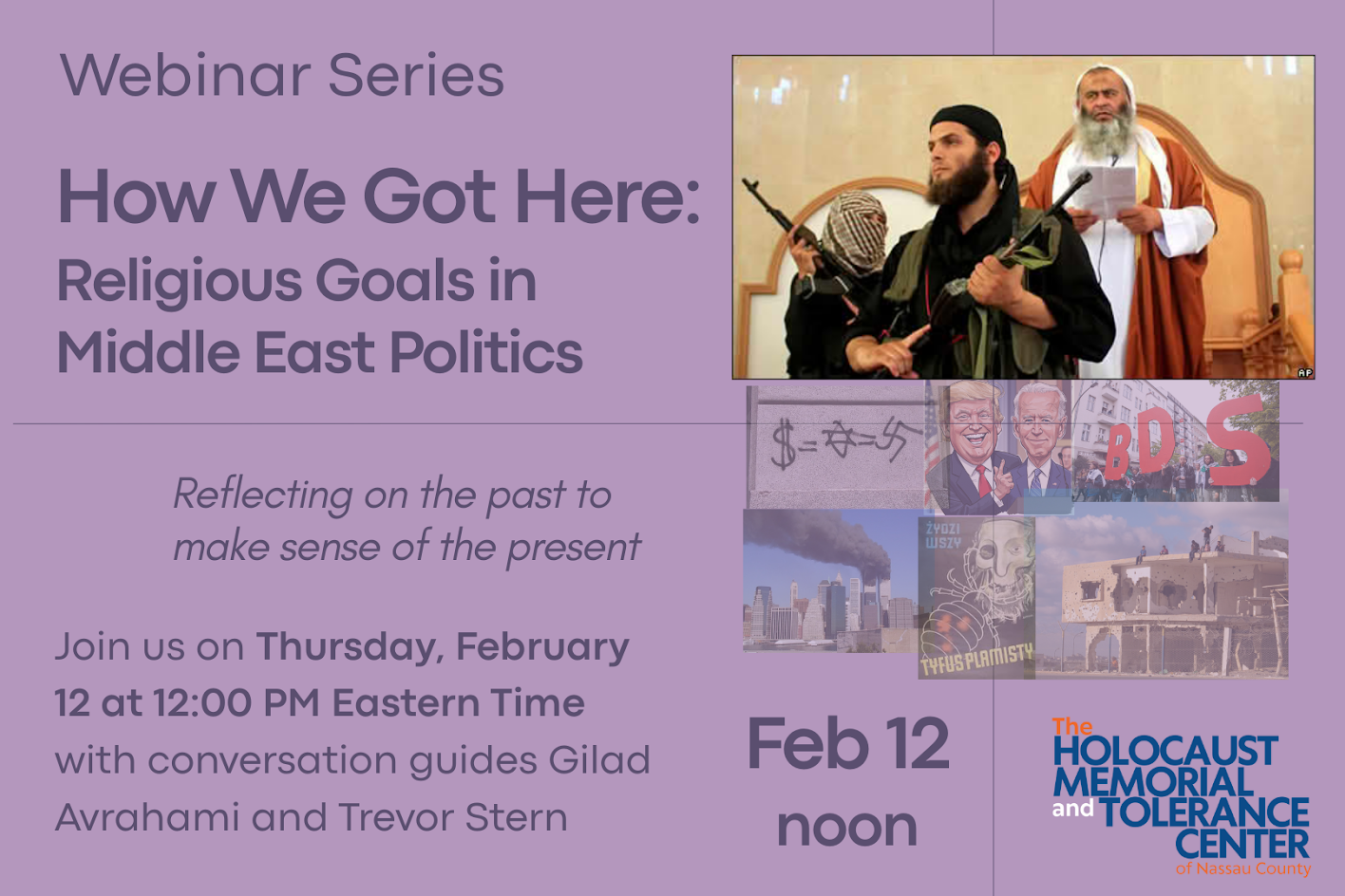 WEBINAR: How We Got Here: Religious Goals in Middle East Politics [Virtual]