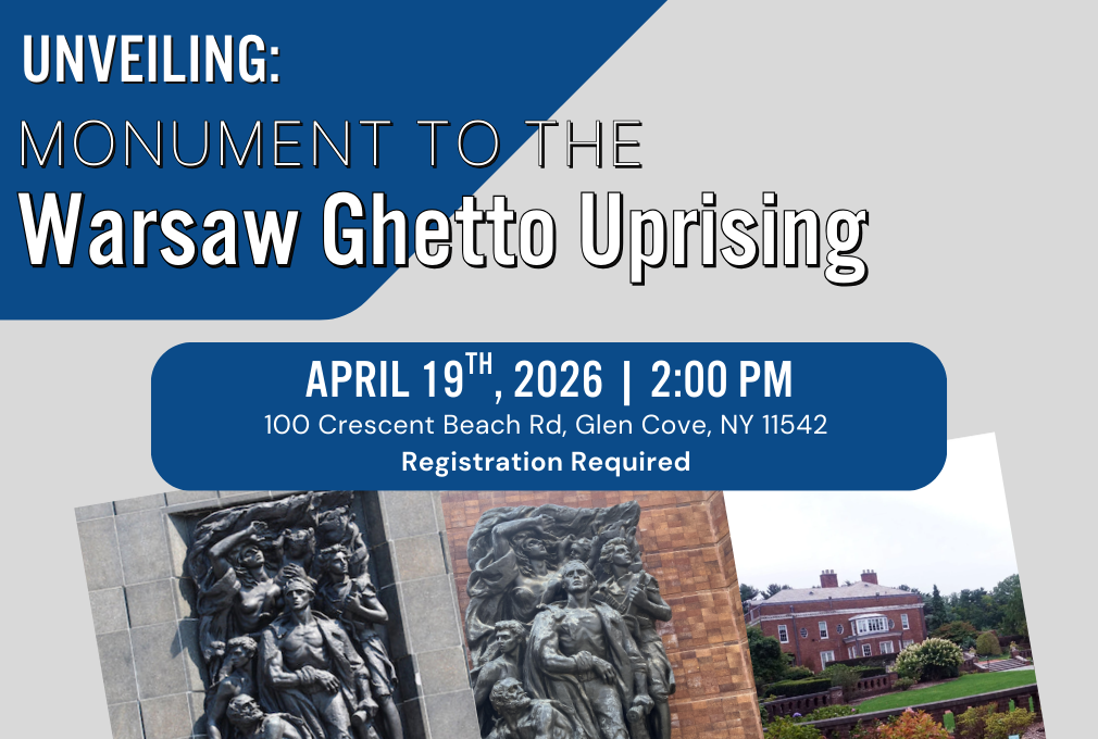 Unveiling: Monument to the Warsaw Ghetto Uprising