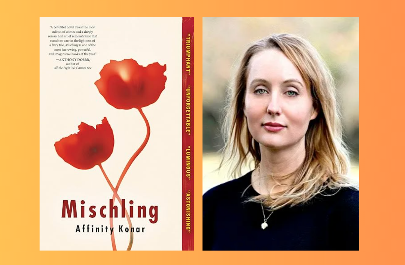 HMTC Book Club May 13th - Mischling by Affinity Konar (on Zoom)