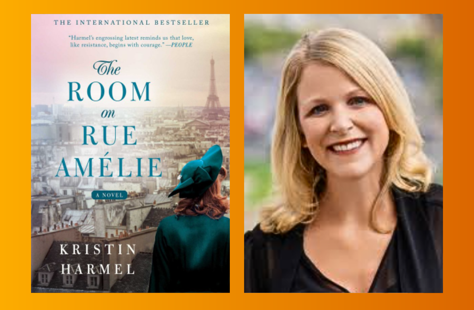 HMTC Book Club September 16 - The Room on Rue Amélie by Kristin Harmel [ON-ZOOM]