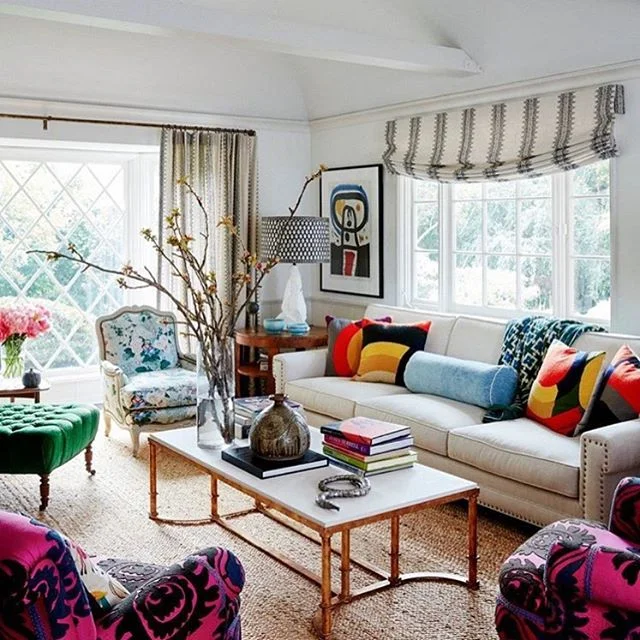 Hoping your Sunday is as cheery as this colorful room.