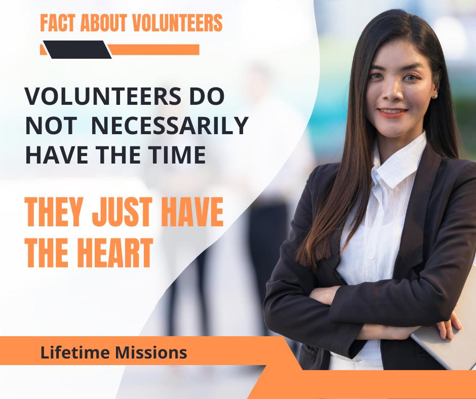 Volunteer - Lifetime Missions