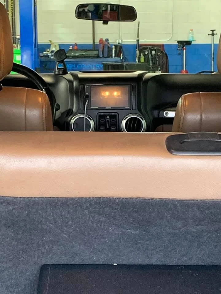 Customer's jeep in for some audio upgrades! — Hylan Auto Sales & Service