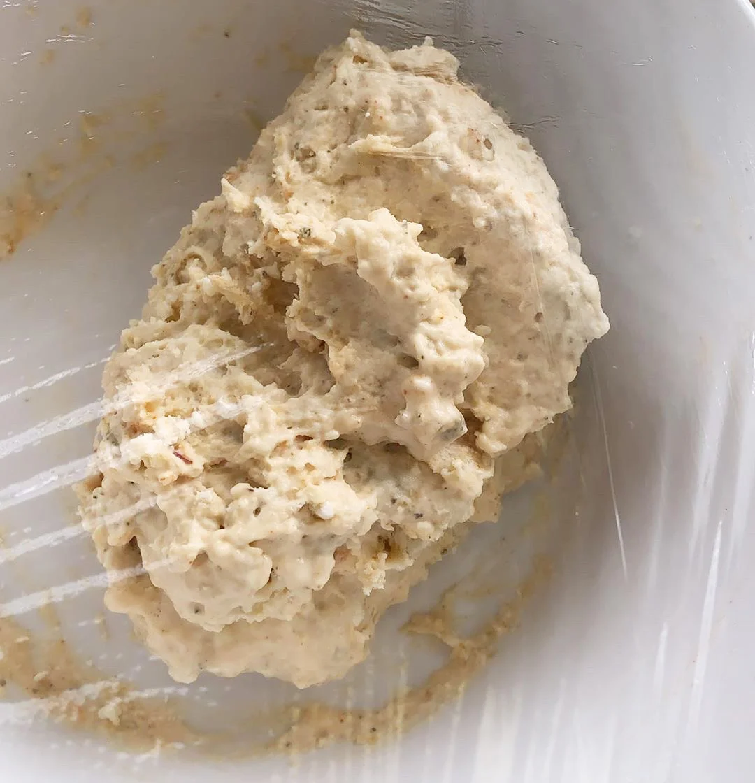 Don’t have time to wait on pizza dough? Use a pre-made box and just add water!