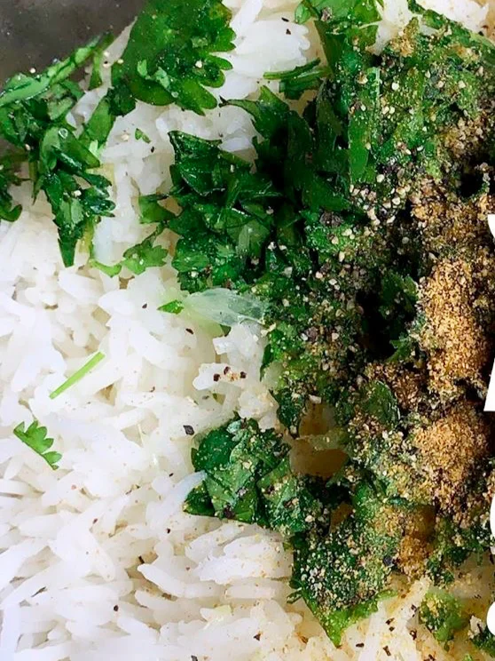 Simple spice additions help layer flavor to plain rice.