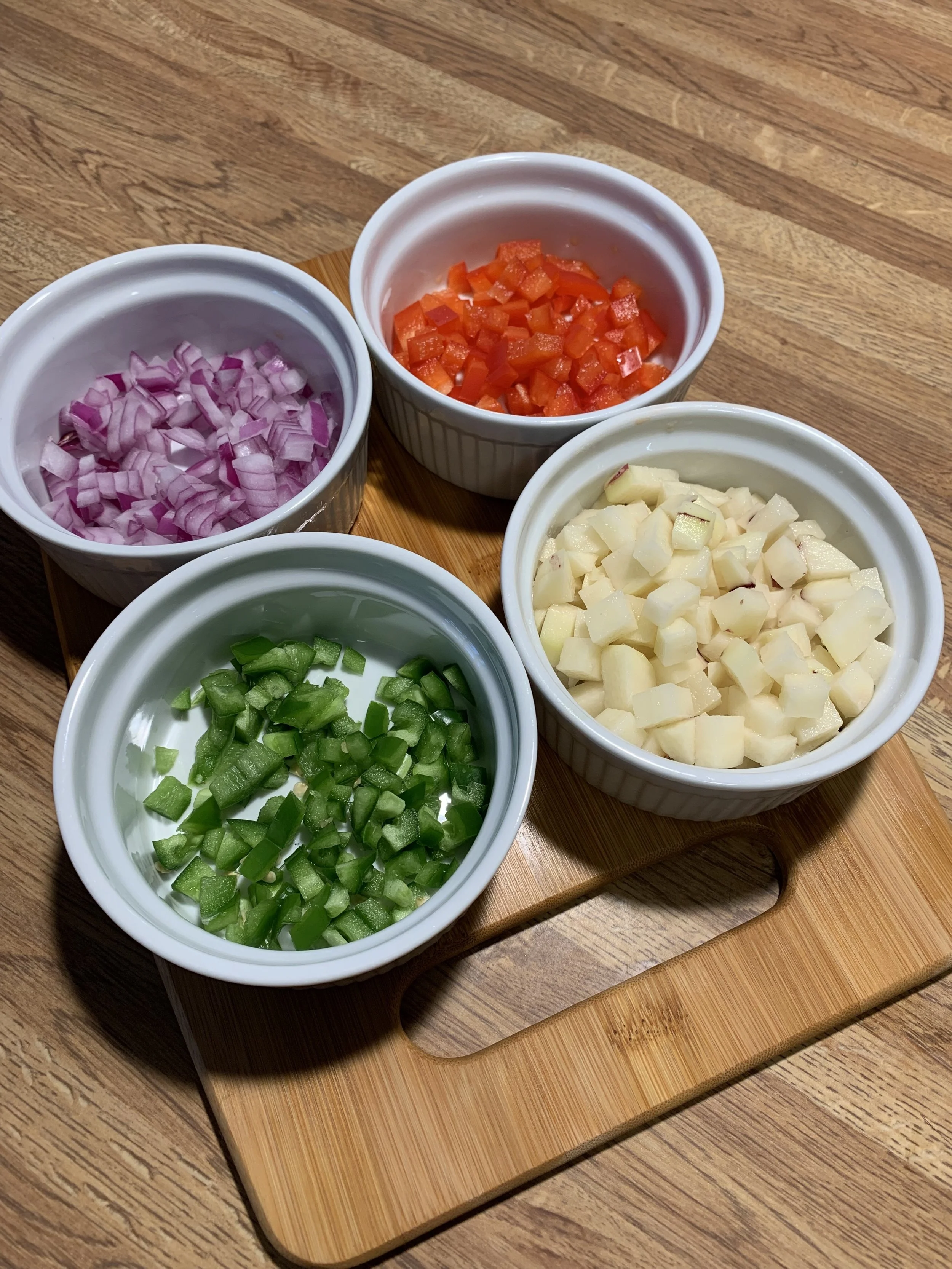 Keeping stock of fresh veggies that are used in your other favorite dishes always helps for those last minute cravings!