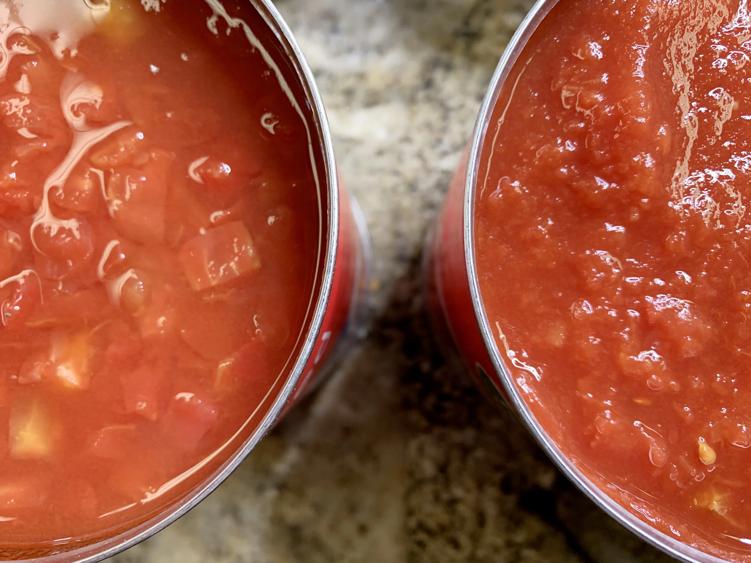 Canned crushed tomatoes are a great shortcut if you don’t have access to fresh garden tomatoes. Want a good marinara recipe? Check out my “Meaty Marinara” entry!