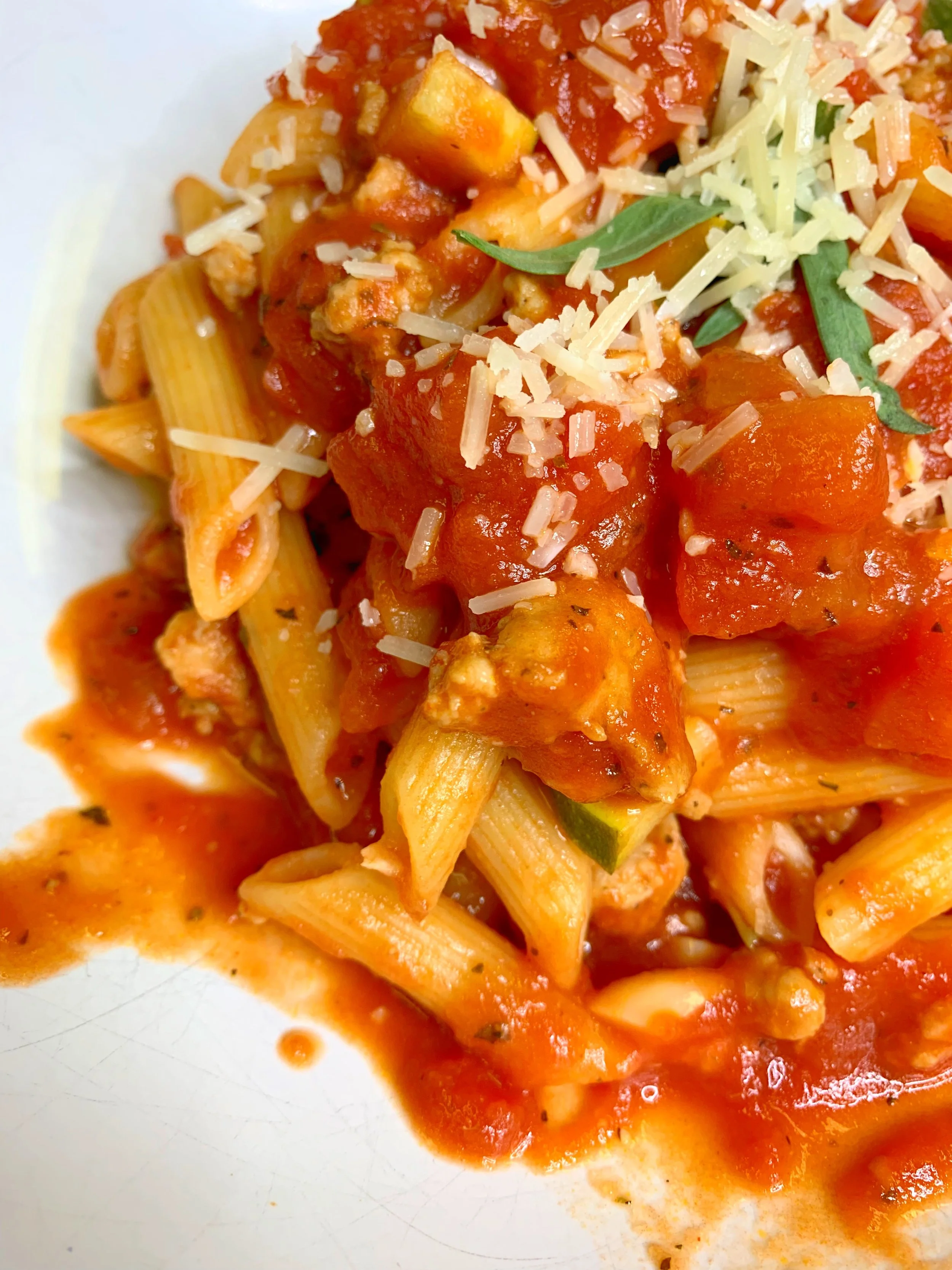 Try meatless as well, for a lighter flavor or if you’re vegetarian!