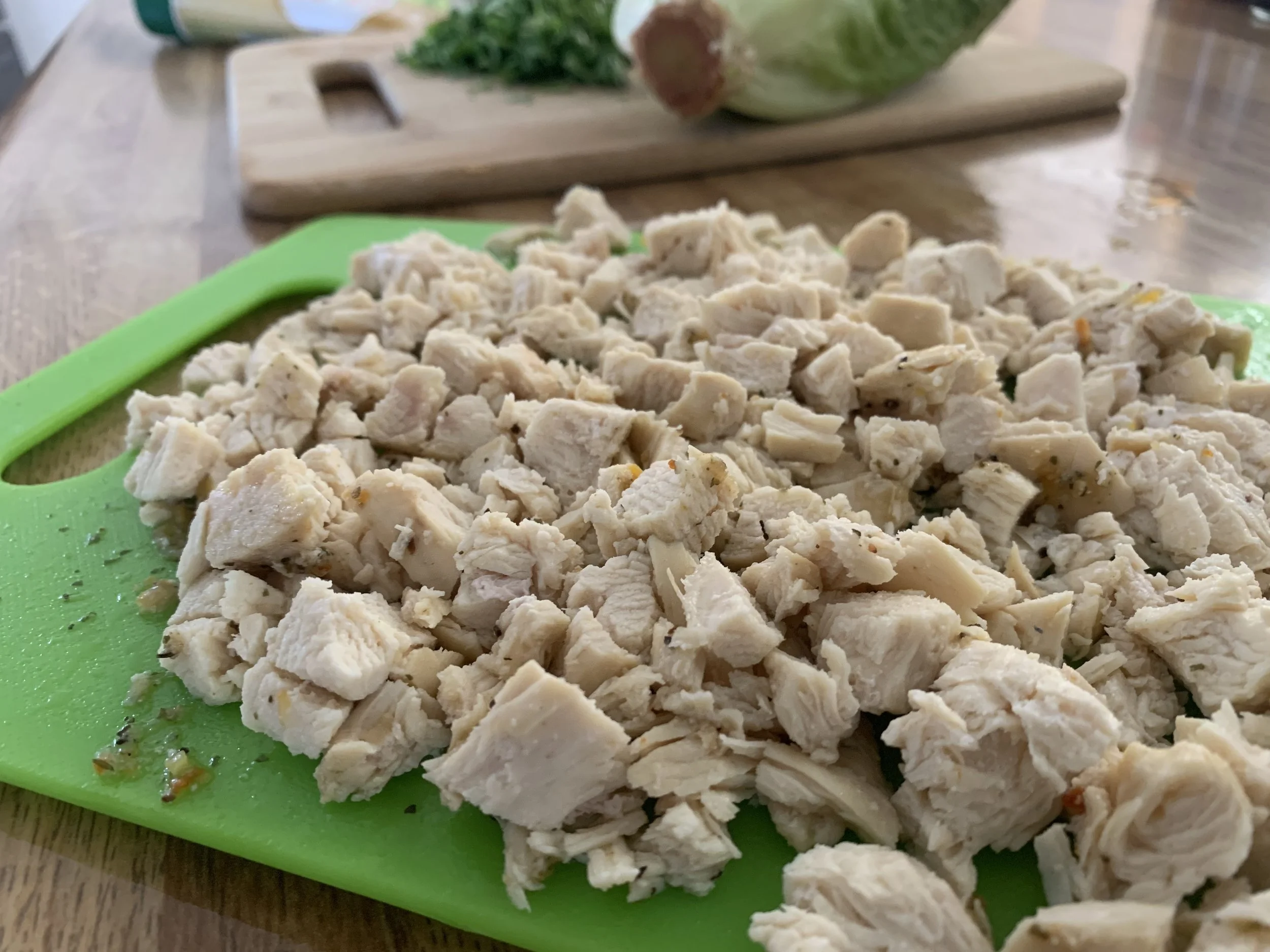 Precook your chicken from frozen in an Instant Pot and chop it up, or cube and cook from raw.