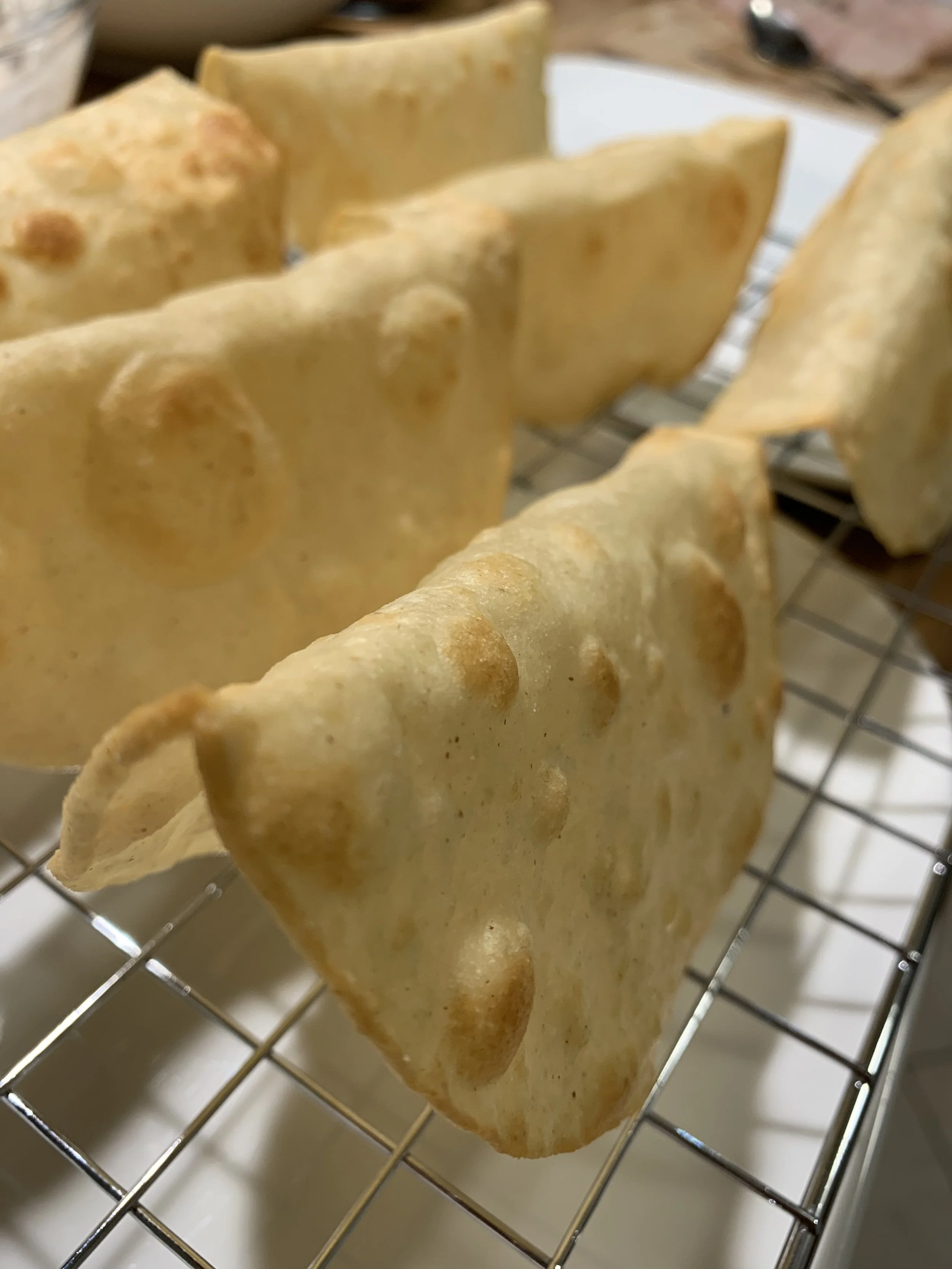 Using corn tortillas, lightly fry and shape into chewy/crispy taco shells on your stove top for the ultimate texture pairing.