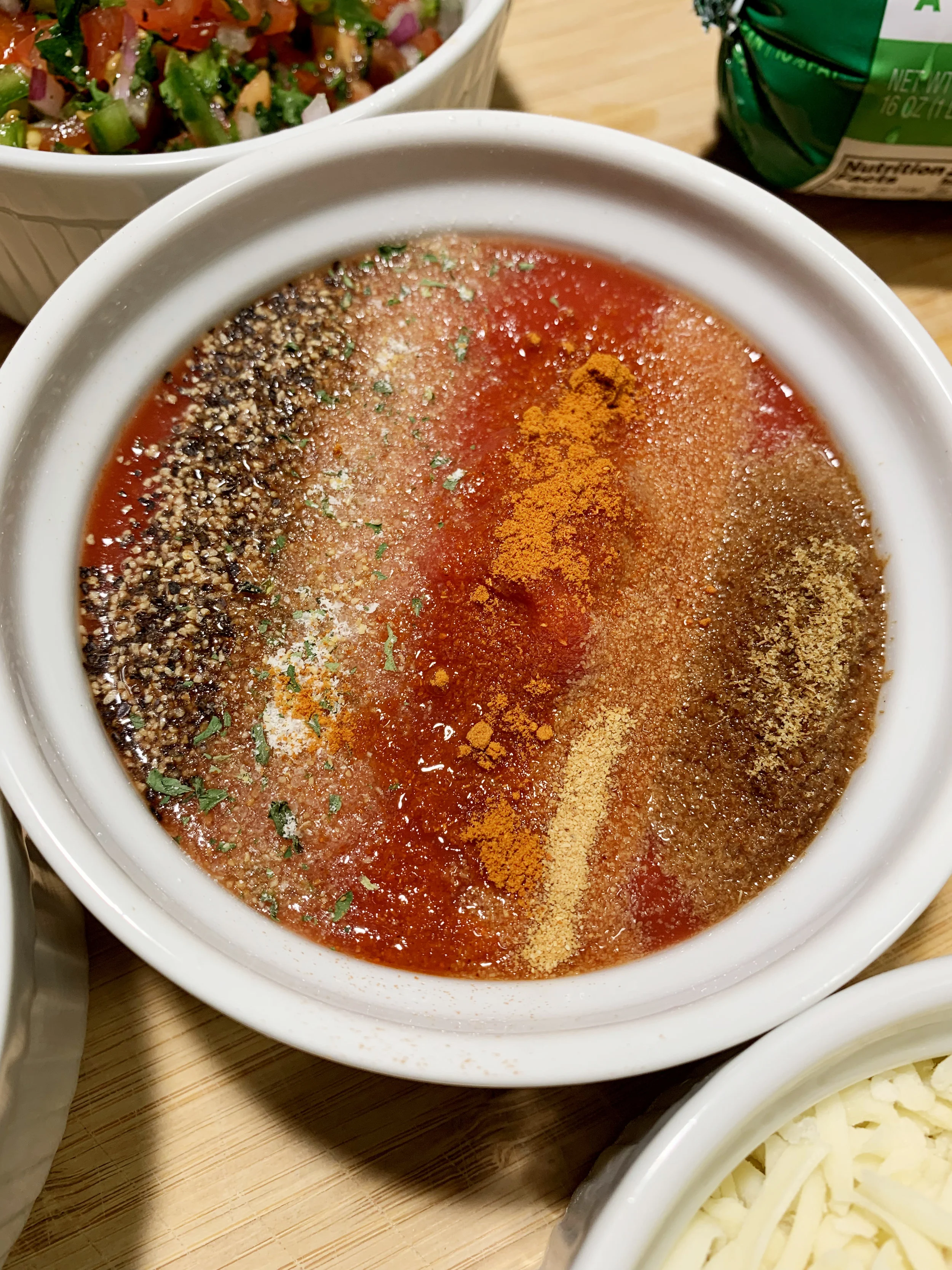 Spicing your own tomato sauce is much more affordable than pre-made skillet sauces. Either way, it turns out delish!