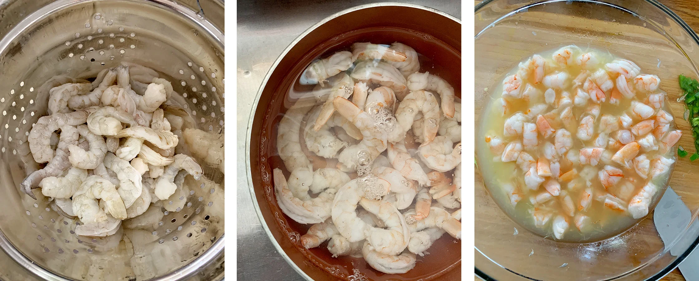 This dish is best when using SUPER FRESH shrimp, if you do not have access to fresh shrimp, use frozen and par-boil before curing in the lime juice. The citric acid in the lime breaks down the proteins in the shrimp and prepares the meat for safe ea…